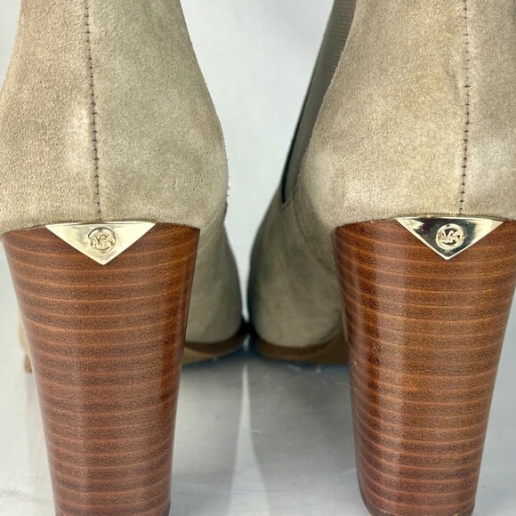 MICHAEL KORS Grey Suede Chelsea Ankle Boots sz 10 Excellent condition - Picture 8 of 11